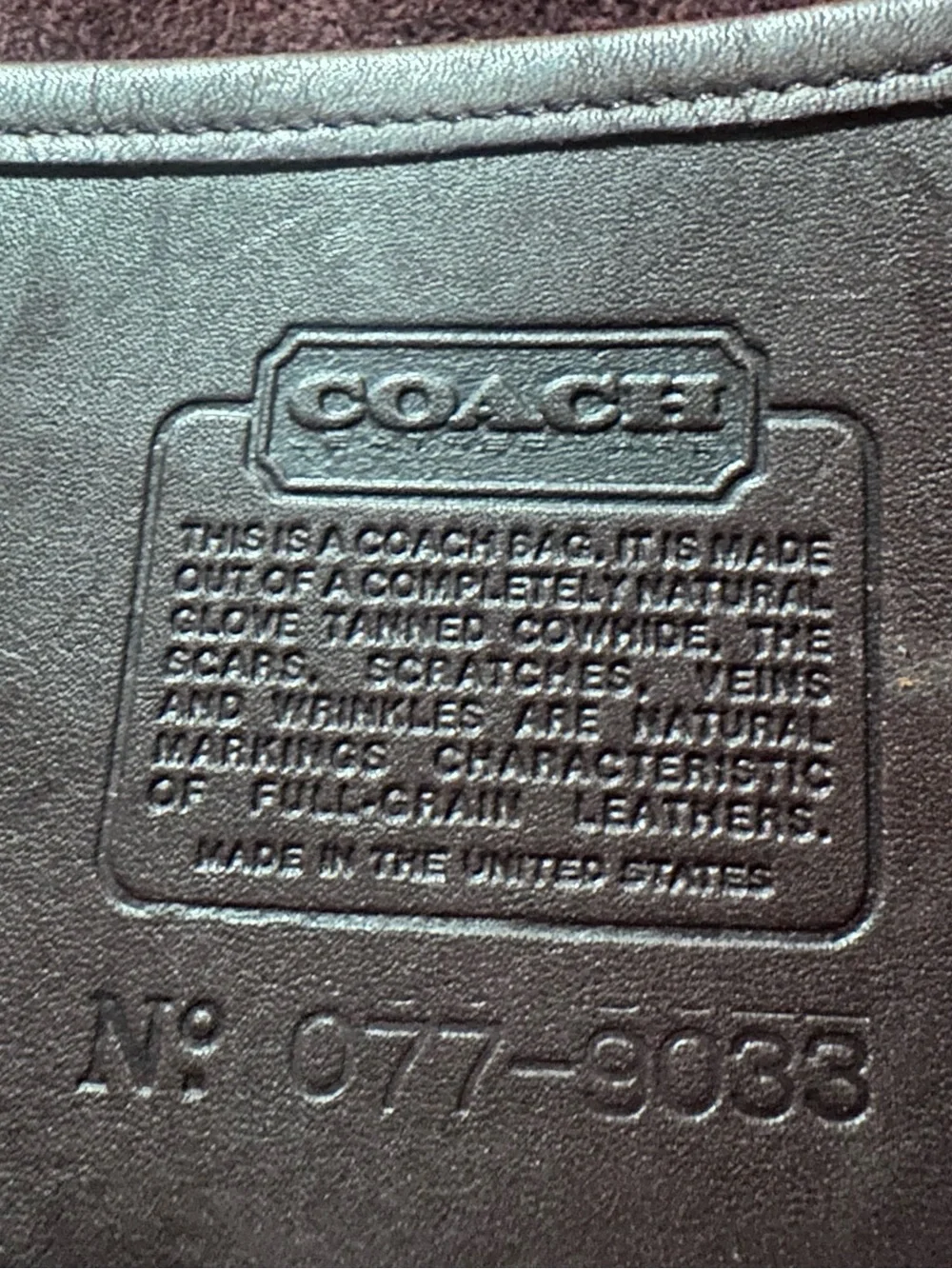 Gorgeous vintage Coach leather briefcase